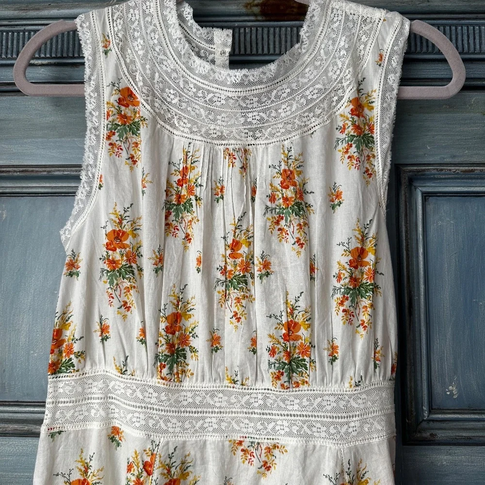 Doen Lilliane Dress Petit Bouquet de Chamonix Size XL NWT - Picture 8 of 13